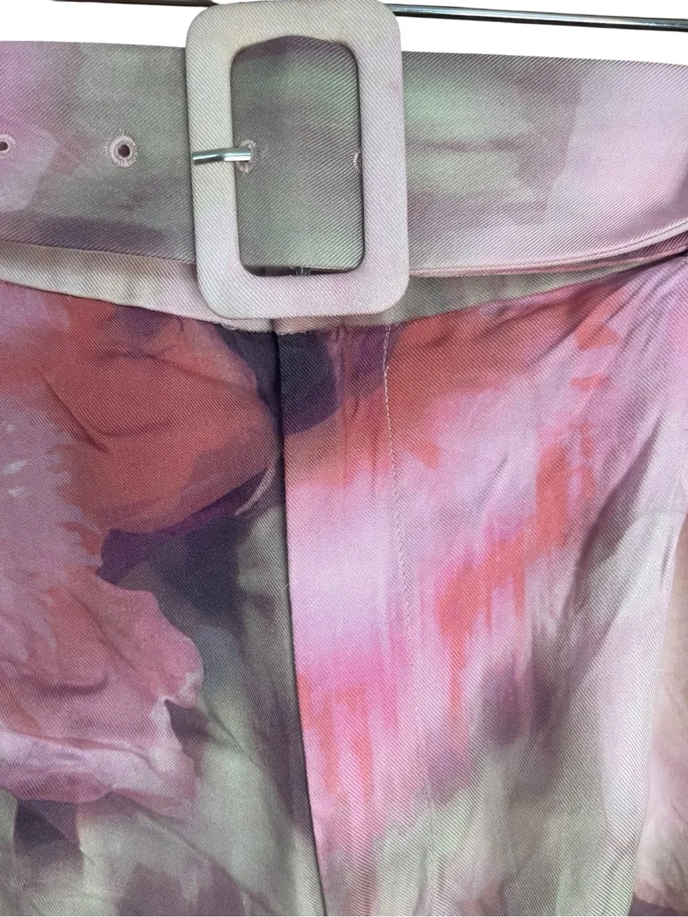 Ted Baker Ayaaz Floral Printed Tailored Shorts Pink Coral